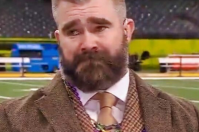 VIDEO: Jason Kelce cried uncontrollably on live television while talking about the former Princeton football player in the New Year’s incident in New Orleans.