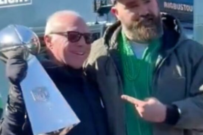 Jason Kelce’s Presence at Eagles’ Super Bowl Parade Sparks Social Media Controversy