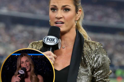 Erin Andrews’ leather “kink” outfit for the Commanders-Lions Divisional Round Game has the entire internet in a frenzy.