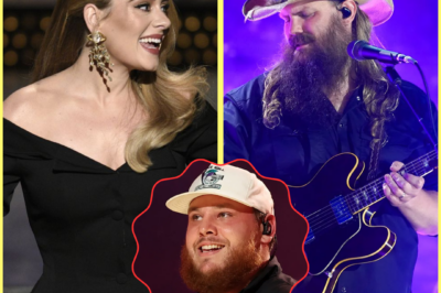 Luke Combs shares the story of how Adele went ‘crazy’ while watching Chris Stapleton sing the Super Bowl 2023 national anthem: “She lost her mind”