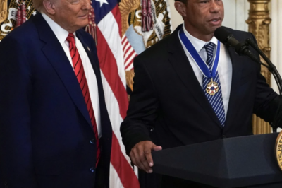 Tiger Woods attends another White House meeting during Black History Month celebration