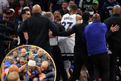 Massive Brawl Between Detroit Pistons and Minnesota Timberwolves Shocks Fans: A Scary Incident That Spilled Into the Stands, Resulting in Seven Player Ejections