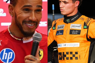 Lando Norris downplayed McLaren’s prospects for 2025 by making a stark comparison with Lewis Hamilton and Ferrari.