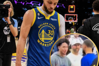 VIDEO: NBA Cameras Spot Stephen Curry, Nick Sirianni Interacting at 76ers Game