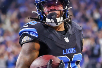 Here’s Why Detroit Lions Superstar Running Back Jahmyr Gibbs Startles Fans with a Vibrant Jersey Number Change