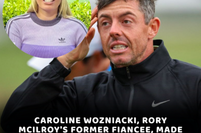 Caroline Wozniacki, Rory McIlroy’s former fiancee, made a surprise television appearance at the Masters as she gave an interview