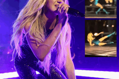 Country music world holds its breath… ‘The Voice’ star Kelsea Ballerini falls off stage