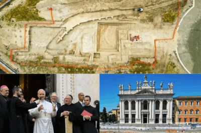 Secret ancient papal palace where Popes lived before the Vatican is unearthed in Rome