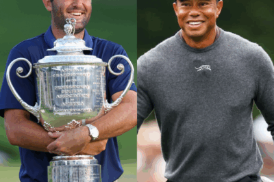 Scheffler staying grounded despite Tiger Woods comparisons after winning PGA Championship