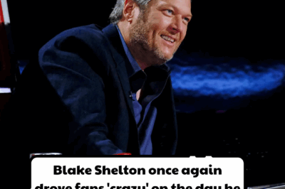 Blake Shelton once again drove fans ‘crazy’ on the day he returned to ‘The Voice.’
