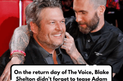 On the return day of The Voice, Blake Shelton didn’t forget to tease Adam Levine, creating a fun argument.