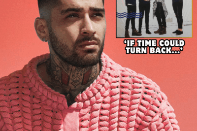 Zayn Malik: “If I could turn back time, I would cherish my time in One Direction more.”