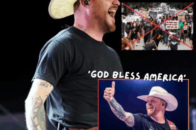 Cody Johnson calls on everyone, instead of taking to the streets to protest, to pick up a mic and sing “God Bless America.”