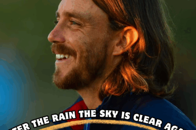 ”After the dust settled,” Fleetwood looked back and lit up the mood with a cheerful message that said it all.