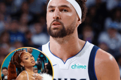 Megan Thee Stallion Sits on Klay Thompson’s Lap While Unboxing Labubu!
