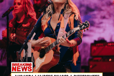 Miranda Lambert shares a bittersweet moment during her performance at Hard Rock Stadium