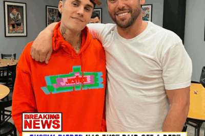 Justin Bieber has just paid off a debt of tens of millions of dollars to his former manager, Scooter Braun.