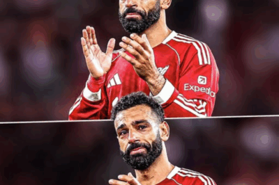Mohamed Salah in tears as Liverpool fans sing Diogo Jota’s name at Anfield