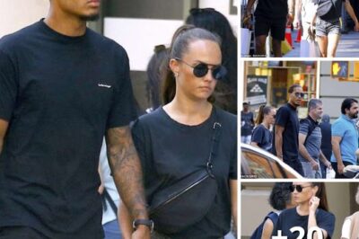 Virgil van Dijk was spotted spending quality time with his wife while shopping and enjoying the lovely weather in New York City