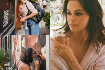 Some sniff, others cringe… Selena Gomez sends New Yorkers on a nostalgic trip “back to elementary school.”
