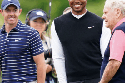 Rory McIlroy feels it’s a strange feeling that he’s now standing alongside golf legends Tiger Woods and Jack Nicklaus.