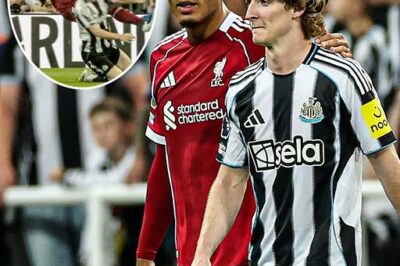 Virgil van Dijk reveals impact of Anthony Gordon’s red card challenge