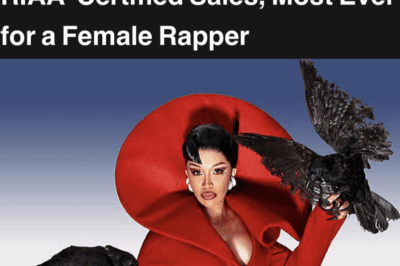 Cardi B has officially surpassed 69 million RIAA-certified digital sales as a lead artist — the highest total ever achieved by a female rapper in RIAA history.