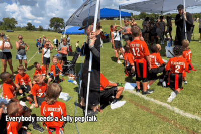 Bunnie Xo shares heartwarming video of ‘Coach Jelly Roll’ lifting the spirits of her son’s rugby team after recent losses