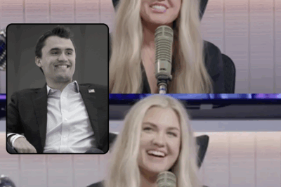 Widow Erika Kirk is all smiles as she makes big announcement in rare appearance on ‘The Charlie Kirk Show’