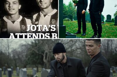 Cristiano Ronaldo & Eminem’s Emotional Visit to Diogo Jota’s Grave