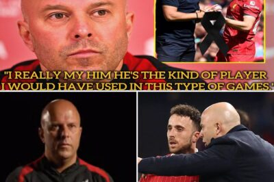 BREAKING NEWS:Arne Slot’s Emotional Words About Diogo Jota Break the Hearts of Liverpool Fans.