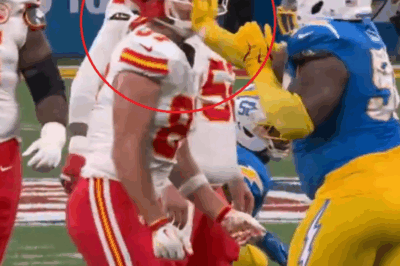 Los Angeles Chargers Player Strikes Travis Kelce with a Hard-Hitting Blow: A Controversial Moment in NFL History