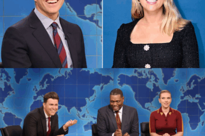 Scarlett Johansson Says Colin Jost Will Return To ‘SNL’ As ‘Weekend Update’ Host In Season 51