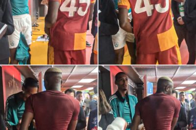 Virgil van Dijk and Victor Osimhen swapped shirts with each other at full time after Galatasaray’s 1-0 victory