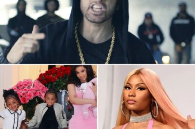 Eminem has stepped into the ongoing feud between Cardi B and Nicki Minaj, and he didn’t mince words. After Nicki allegedly mocked Cardi’s children, the rap icon blasted her for crossing a line.