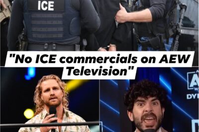 AEW world champion Hangman Adam Page has made a public request for Tony Khan to ask HBO to not show any ICE commercials during AEW Dynamite Television