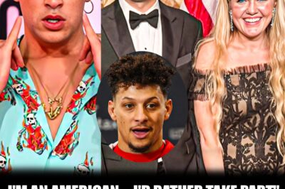BREAKING: Patrick Mahomes sparked major controversy after announcing he’d boycott the Super Bowl if Bad Bunny performs at the halftime show. Instead, Mahomes said he plans to join Turning Point USA to honor Charlie Kirk, adding a bold statement:“I’m an American — I’d rather stand for something All-American than the NFL’s circus.”