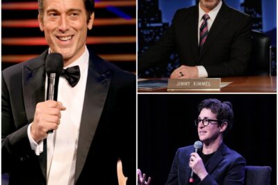 “We’re Taking Journalism Back — No Sponsors, No Scripts, No Fear. ” Rachel Maddow, David Muir, and Jimmy Kimmel Spark Media Revolution