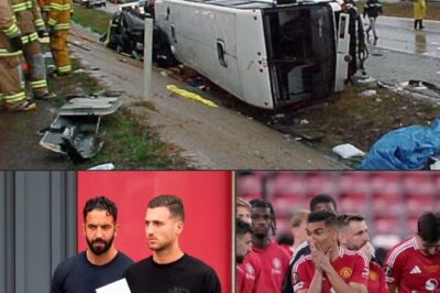 SAD NEWS: 30 minutes ago, on the way back from training at Carrington to Old Trafford, the ManUnited team bus suddenly lost control and plunged into a ravine. At the scene, police confirmed that some members of the team had…