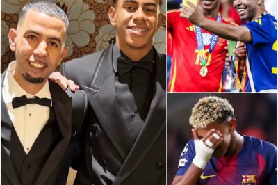 SAD NEWS: Just 30 minutes ago in Barcelona, Spain, the father of young football talent Lamine Yamal – Mr. Mounir Nasraoui – shocked Barcelona fans by announcing that he is currently…