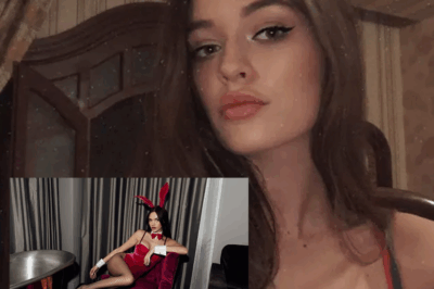 Louis Tomlinson’s sister Phoebe sends temperatures soaring in a sexy velvet bodysuit and fishnet tights as she models for Ann Summers’ latest Halloween campaign