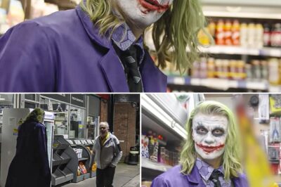 Erling Haaland going undercover in Manchester as the Joker