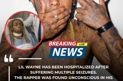 BREAKING: Lil Wayne has been hospitalized after suffering multiple seizures. The rapper was found unconscious in his Chicago hotel room on Sunday afternoon, according to TMZ. He was taken to a local hospital, where he is undergoing treatment.