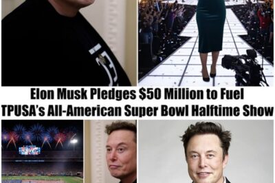 Elon Musk has publicly committed $50 million to support Turning Point USA’s upcoming All American Halftime Show
