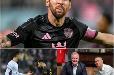 Messi openly criticized Ronaldo with just 12 WORDS after CR7’s interview with Piers Morgan. Immediately, the Portuguese superstar fired back at Messi by exposing 3 TRUTHS about the Inter Miami player, sending the media into chaos