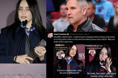 When Billie Eilish called out billionaires, Grant Cardone didn’t stay silent. His fiery clapback — “Then make your concert seats free!” — has the internet in chaos.