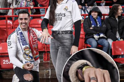 A Real Madrid fan proposed to his girlfriend at Anfield
