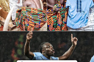 ‘The only king in Ghana’ – Football fans react to Jeremy Doku’s visit to Otumfuo