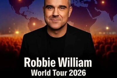 BREAKING NEWS: Robbie Williams World Tour 2026 Just Dropped — 35 Spectacular Shows Across North America, Europe, and Australia!