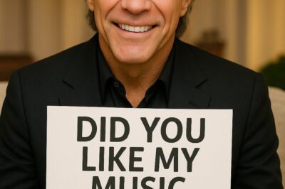 THE GOODBYE THAT NEVER REACHED THE MIC — THE NIGHT JON BON JOVI WROTE THE WORDS HE COULDN’T SPEAK